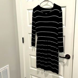 long sleeve knitted dress